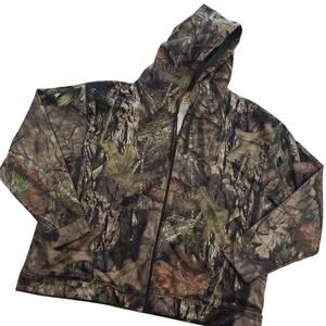 Red Head Men's Full Zip Mossy Oak Camo Hoodie 3XL Hunting Camouflage EUC